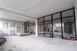 commercial space under construction