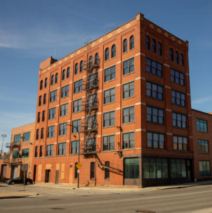 brick commercial building