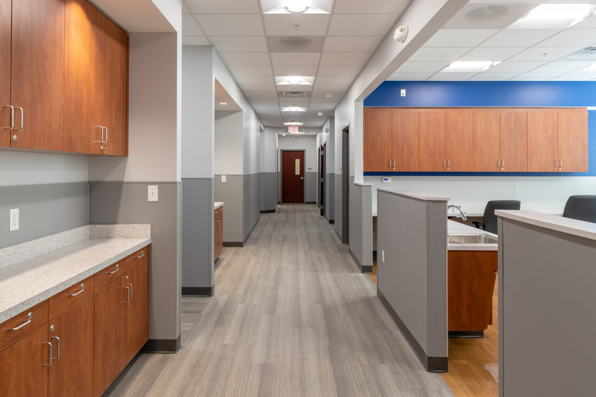 Planned Parenthood office renovation featuring a new look and layout by R.E. McNamara Inc.