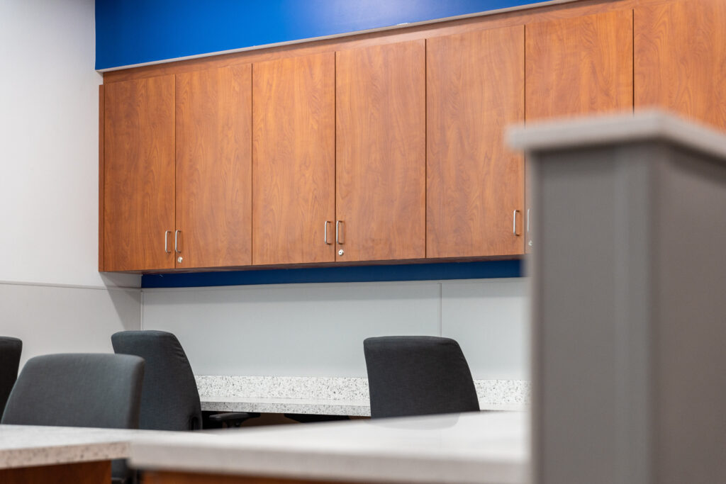 Planned Parenthood Office Renovation Workspace and Cabinets